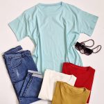تیشرت نخ پنبه رنگی