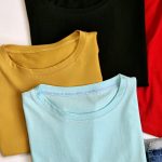 تیشرت نخ پنبه رنگی