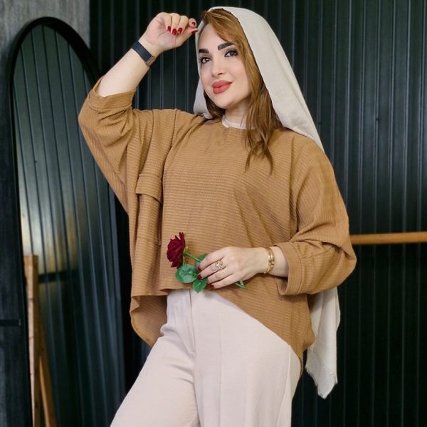 شومیز پانچ مراکشی جیب دار