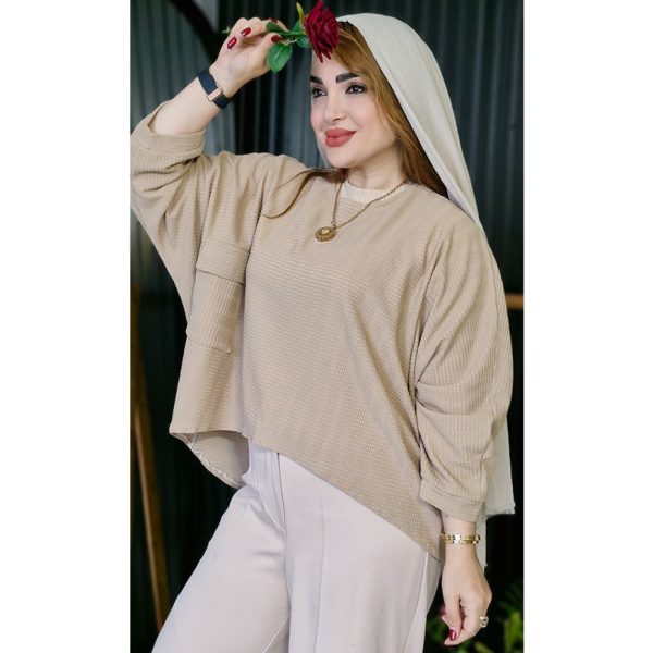 شومیز پانچ مراکشی جیب دار