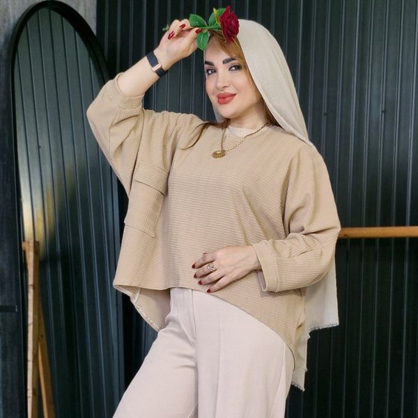 شومیز پانچ مراکشی جیب دار