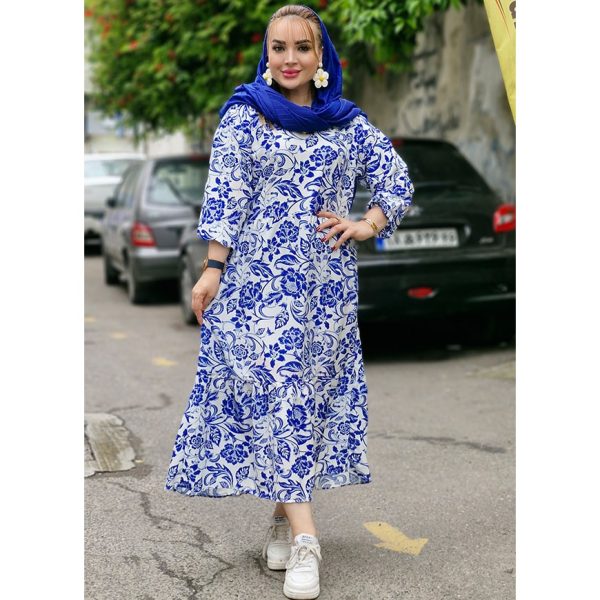 پیراهن گلدار 2 رنگ