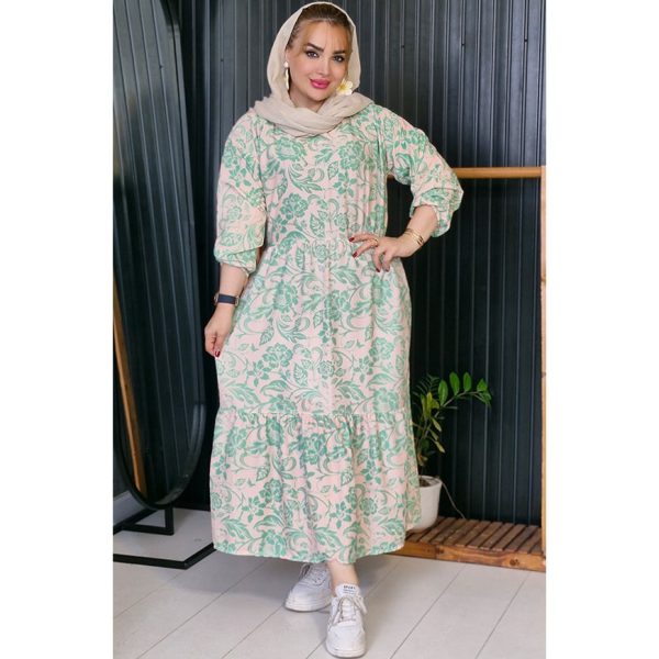 پیراهن گلدار 2 رنگ