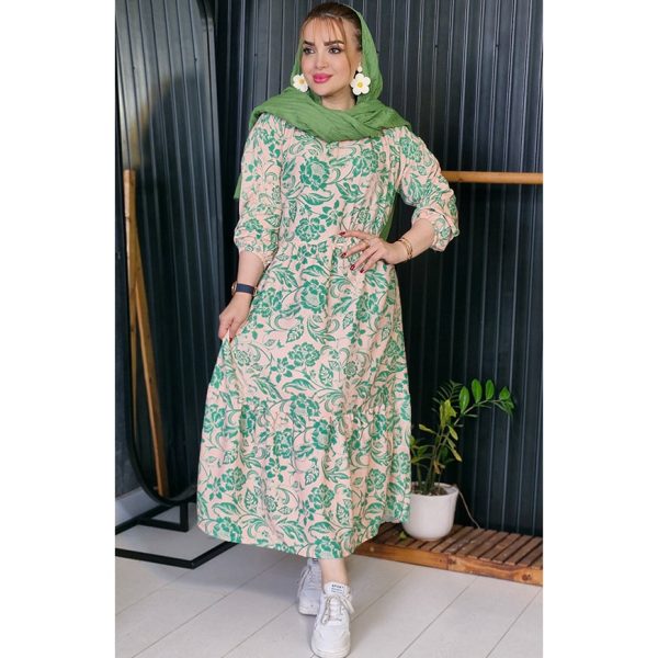 پیراهن گلدار 2 رنگ