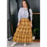 دامن لینن بته جقه