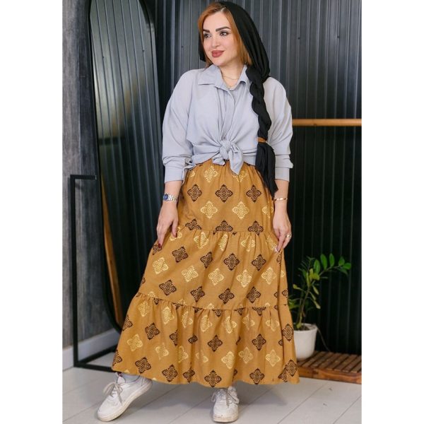 دامن لینن بته جقه