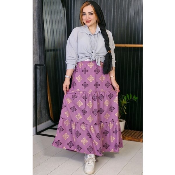 دامن لینن بته جقه