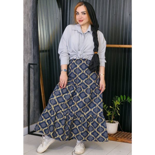 دامن لینن بته جقه