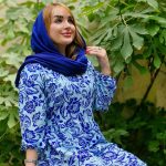 پیراهن ساحلی طرحدار