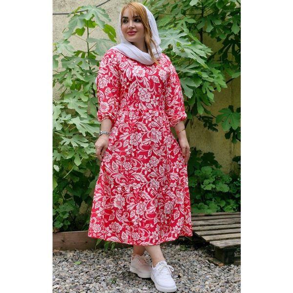 پیراهن ساحلی طرحدار