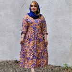 پیراهن ساحلی طرحدار