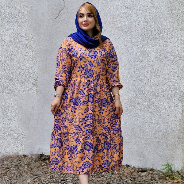 پیراهن ساحلی طرحدار