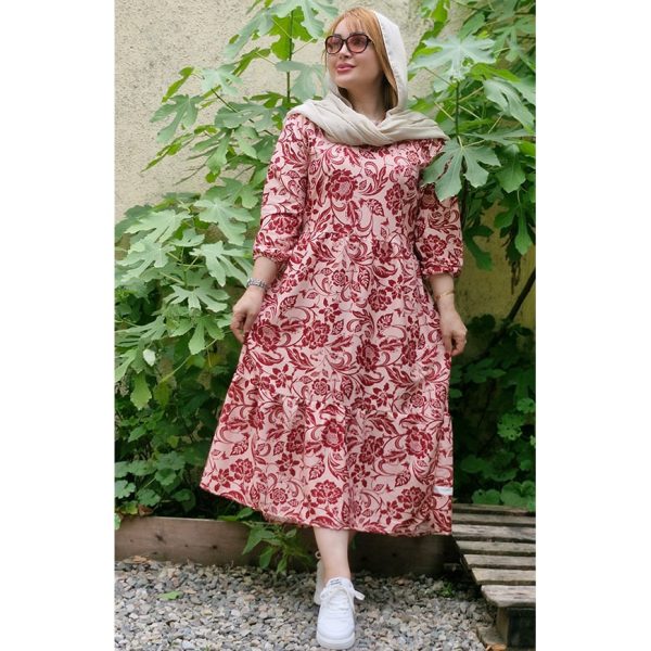 پیراهن ساحلی طرحدار