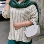 شومیز جلوبسته راه راه - مانتو پاتریس رشت