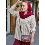 شومیز جلوبسته راه راه