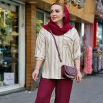 شومیز جلوبسته راه راه