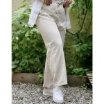 شلوار بگ الیاف رنگی