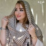 شال موکایی طرحدار -