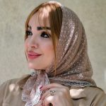 مینی اسکارف لبه توری