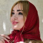 مینی اسکارف لبه توری