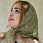 مینی اسکارف لبه توری
