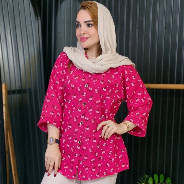 شومیز پفکی گلدار