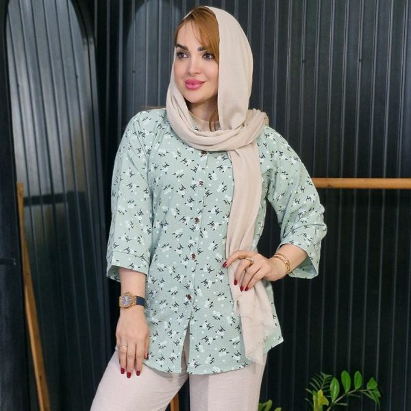 شومیز پفکی گلدار