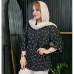 شومیز پفکی گلدار - مانتو پاتریس رشت