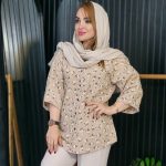شومیز پفکی گلدار