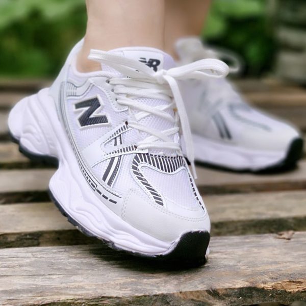 کتونی نیوبالانس ماوی سفید مشکی - مانتو پاتریس رشت