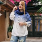 مانتو لینن آبرنگی
