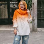 مانتو لینن آبرنگی