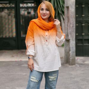 مانتو لینن آبرنگی