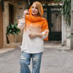 مانتو لینن آبرنگی