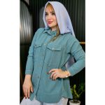 مانتو الیاف دو جیب رنگی - مانتو پاتریس رشت