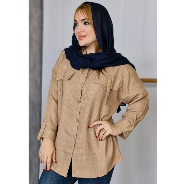 مانتو صوفیا جیب دکمه