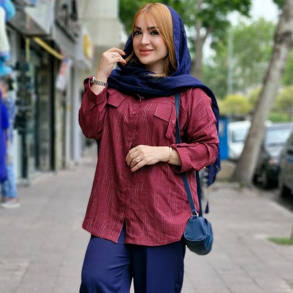 مانتو صوفیا جیب دکمه