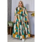 پیراهن الیزه طرحدار