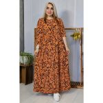 پیراهن الیزه طرحدار - مانتو پاتریس رشت