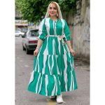 پیراهن الیزه طرحدار