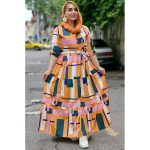 پیراهن الیزه طرحدار