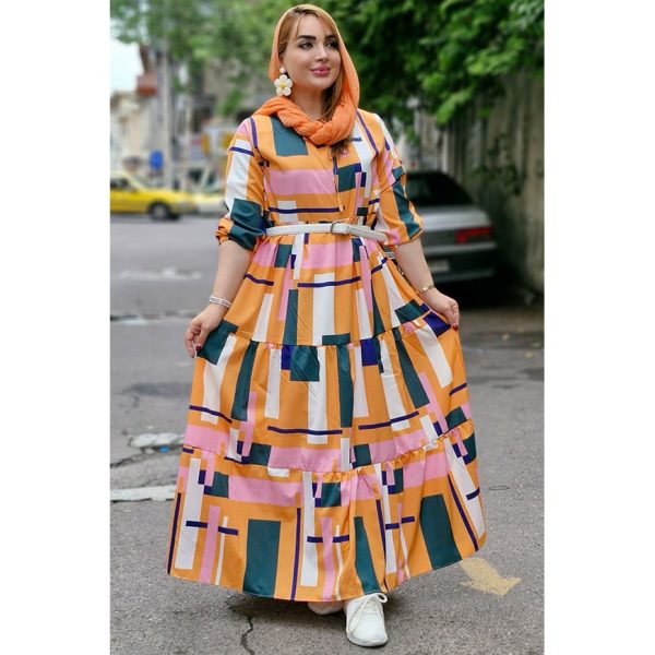 4080015-7-min پیراهن الیزه طرحدار