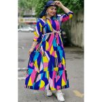 پیراهن الیزه طرحدار