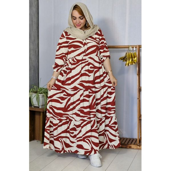 پیراهن الیزه طرحدار