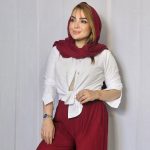 شومیز تترون نوار عدسی