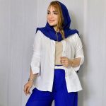 شومیز تترون نوار عدسی