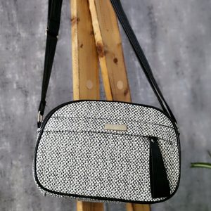 کیف دوشی چرم طرح کنفی