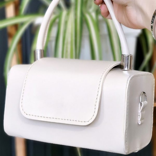 کیف صندوقی چرم