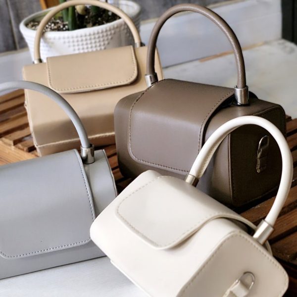 کیف صندوقی چرم