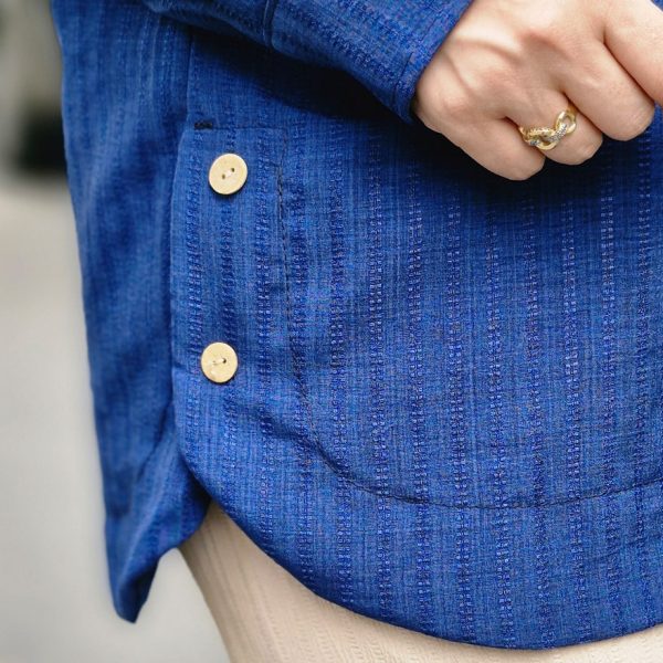 مانتو صوفیا بغل دکمه